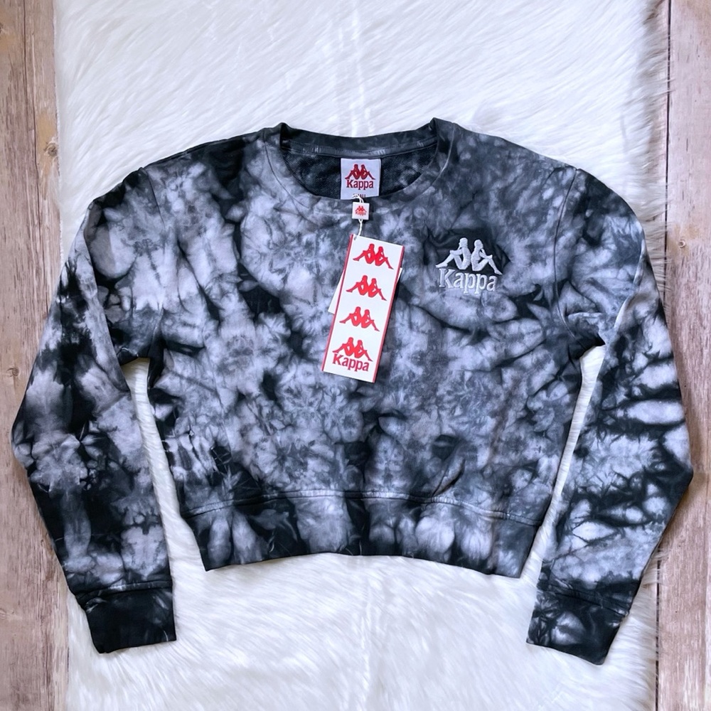 Kappa Active Catros Tie Dye Crop Sweatshirt - Picture 4 of 7